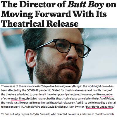 The Director of Butt Boy on Moving Forward With Its Theatrical Release